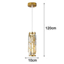 Axyaa Crystal Chandelier Pendant Light for Luxury Living Room and Bedroom