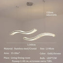 Axyaa Luxury Crystal Chandeliers | LED Pendant Lights for Dining & Restaurant