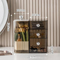 Axyaa Acrylic Makeup Organizer with Push-Lift Feature