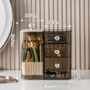 Axyaa Acrylic Makeup Organizer with Push-Lift Feature