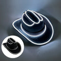Axyaa Light Up Pet Cowboy Hat: Fun, Luminous Dog/Cat Accessory for Walks, Photos & Gifts