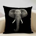 Axyaa Elephant Pattern Decorative Cushion Cover 45x45cm
