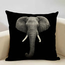 Axyaa Elephant Pattern Decorative Cushion Cover 45x45cm