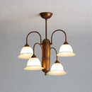 Axyaa Nordic Glass Art LED Chandelier for Home Decor Lighting