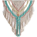 Scandi Boho Wall Tapestry with Handwoven Fringe Decor by Axyaa