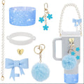 Axyaa Cup Accessories Set for Stanley Tumblers: Straws, Covers, Caps, Boot, Charm Chains