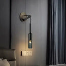 Axyaa LED Glass Bedhead Wall Light - Modern Nordic Room Decor