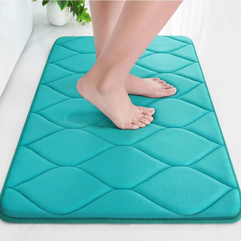 Axyaa Memory Foam Bathroom Mat Set