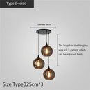 Axyaa Nordic Glass Pendant for Dining Living Office Lighting