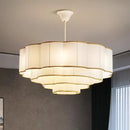 Axyaa Auspicious Cloud Fabric Chandelier Pendant Light for Hotel, Living Room, Restaurant