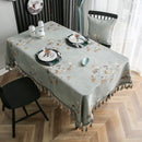 Axya Tea Table Cloth: Rectangular Fabric for Dining & Living Room