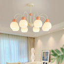 Axyaa Cream Girlish Heart LED Ceiling Pendant Lamp for Bedroom, Living Room, Dining Room