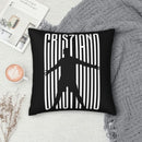 Cristiano Ronaldo Inspired Black White Pillowcase by Axyaa