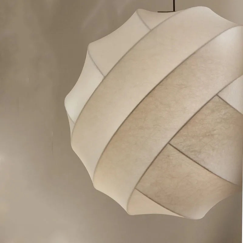 Axyaa Silk Pholc Turner Pendant Light: Elegant Italian Design for Creative Home Decor