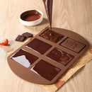 Axyaa Christmas Silicone Chocolate Mold, Heart-Shaped Biscuit Mold - Creative Baking Tool
