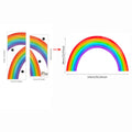Axyaa Rainbow Nursery Wall Sticker Peel&Stick Boy Room Decor