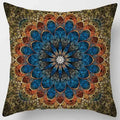 Axyaa Indian Mandala Print Polyester Pillow Case Sofa Decor Throw Pillows 45x45cm