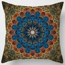 Axyaa Indian Mandala Print Polyester Pillow Case Sofa Decor Throw Pillows 45x45cm