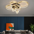 Axyaa Rings Circle Ceiling Lights for Living Dining Bedroom Decor
