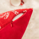 Axyaa Christmas Chenille Pillowcase 30x50/45x45/50x50cm