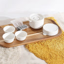 Axyaa Portable Travel Kung Fu Tea Set with Disposable Teapot and Cup
