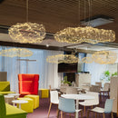 Axyaa Cloud Pendant Lights: Danish Design Loft Chandelier for Living Room, Bedroom, Staircase