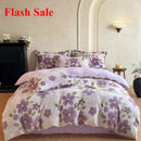 Axyaa High Gram Milk Fleece Bed Four-Piece Set - Light Luxury Style