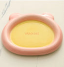 Axyaa Ceramic Heart Dessert Plate Set - Cute Tableware for Breakfast and More