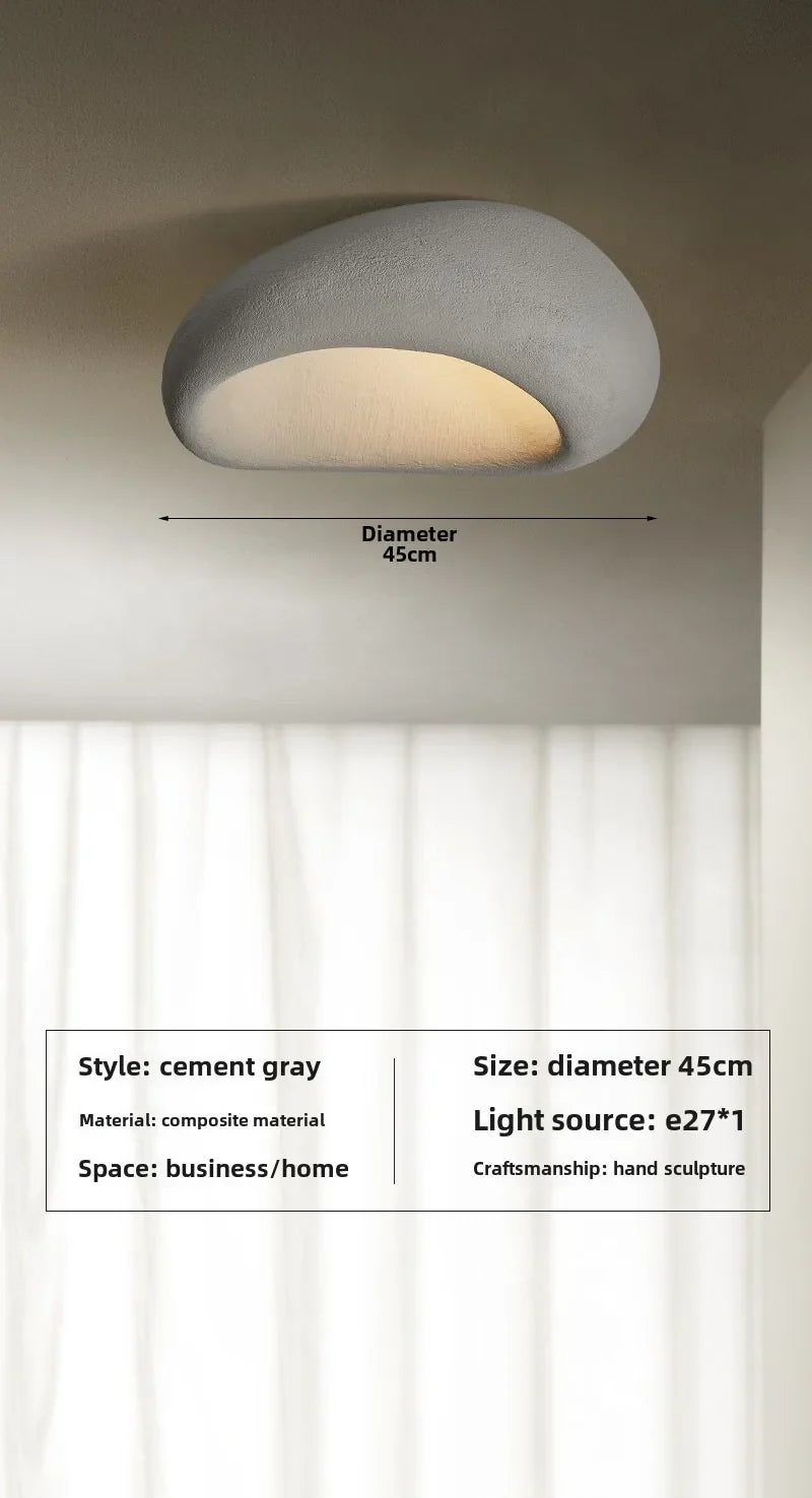 Nordic Style Wabi Sabi Ceiling Chandelier by Axyaa - Modern Art Deco LED E27 Light