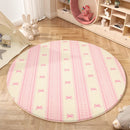 Axyaa Round Bedside Fluffy Soft Carpet, High Quality Dressing Table Rug