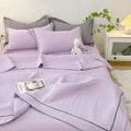 Axyaa Princess Bubble Yarn Quilt Set - French Style Quilted Comforter Blanket
