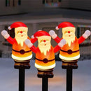 AxyaaTM Solar Christmas Courtyard Lights, Snowman, Elderly, Tree Scene Decoration