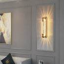 Axyaa Crystal Wall Lamp: Light Luxury for Living Room, Bedroom, Villa Stair