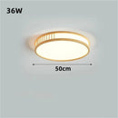 Axyaa Japanese Style Wood Ceiling Lamp - Modern Living Room Bedroom Lighting