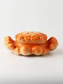 Axyaa Crab Shell Plate: Exquisite Ceramic Tableware for Hotel, Kitchen, and Dining.