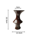 Axyaa Ceramic Knot Vase for Desk Decor, Floral Arrangements and Room Aesthetic