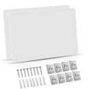 Axyaa Metal Magnetic Bulletin Board for Home Display Souvenirs, Photos & Notes