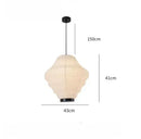Axyaa Wabi Sabi Pendant Light - Japan Style Rice Paper Lantern for Dining Room