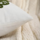 Axyaa Dutch Velvet Halloween Pillowcase with Pumpkin Bat Embroidery