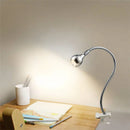 Axyaa Dimmable LED Clip-On Reading Light with Flexible Gooseneck for Bedroom Desk