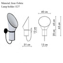 Axyaa Nordic LED Wall Light for Home Decor