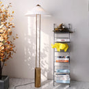 Axyaa Nordic Minimalist Fabric Hat LED Floor Lamp for Home Decor