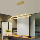 Axyaa Nordic LED Aluminum Chandelier - Sleek Kitchen and Restaurant Lighting