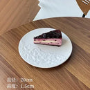 Axyaa Rock Pattern Ceramic Dessert Plate - Afternoon Tea Dim sum Plate