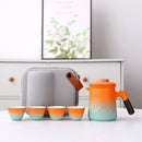 Axyaa Ceramic Travel Tea Set Quick Guest Cup Portable Tea Cup