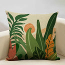 Axyaa Geometric Cushion Cover 45x45cm Linen Pillowcase for Home Bedroom Sofa