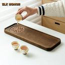 Axyaa Walnut Wood Tea Tray for Serving Chinese Tea Set