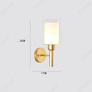 Axyaa Retro Glass LED Wall Lamp for Indoor Lighting Decoration