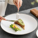 Axyaa Golden Edge Ceramic Tableware Set