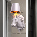 Axyaa Horsehead Wall Lamp - Nordic Creative Animal Decor Lighting